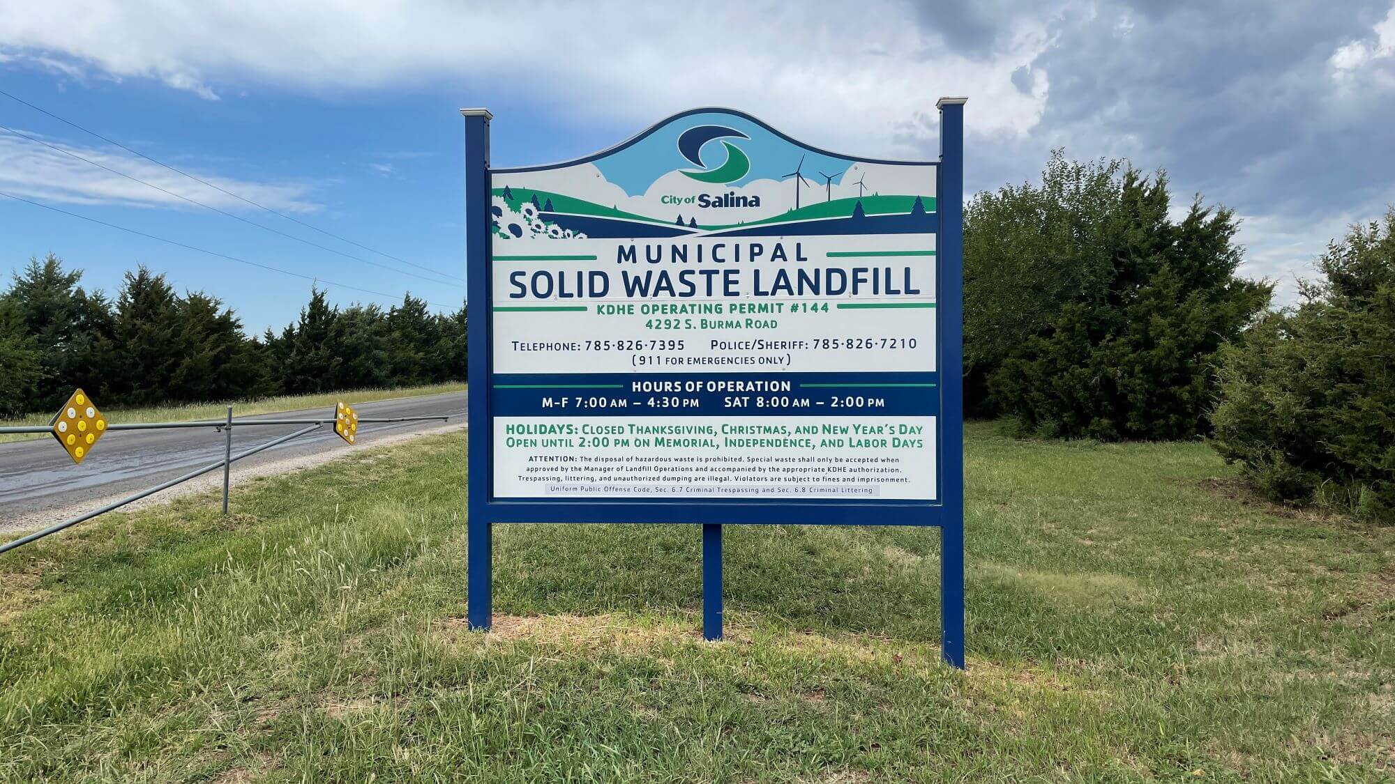 Salina Municipal Landfill Accepting Residential Limbs - News Image